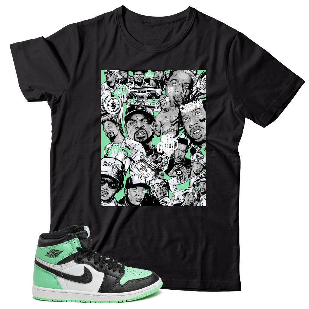 Jordan 1 Green Glow shirt