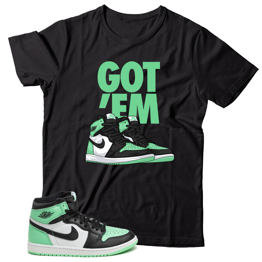 Jordan 1 Green Glow shirt