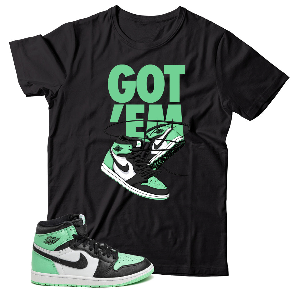 Jordan 1 Green Glow shirt