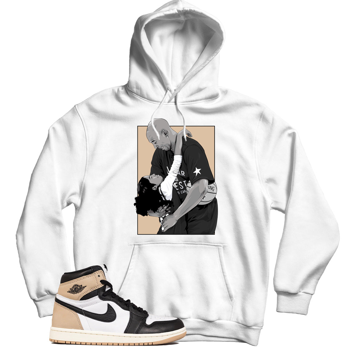 Jordan 1 Latte hoodie