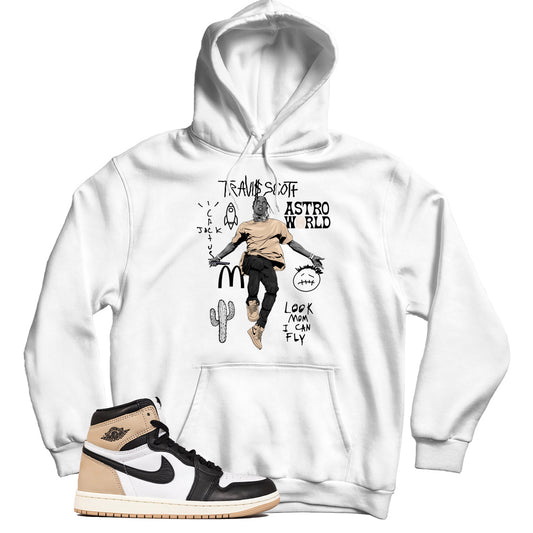 Hoodie Match Jordan 1 Latte