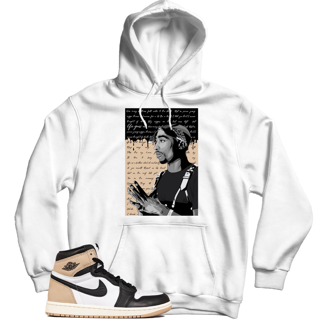 Jordan 1 Latte hoodie