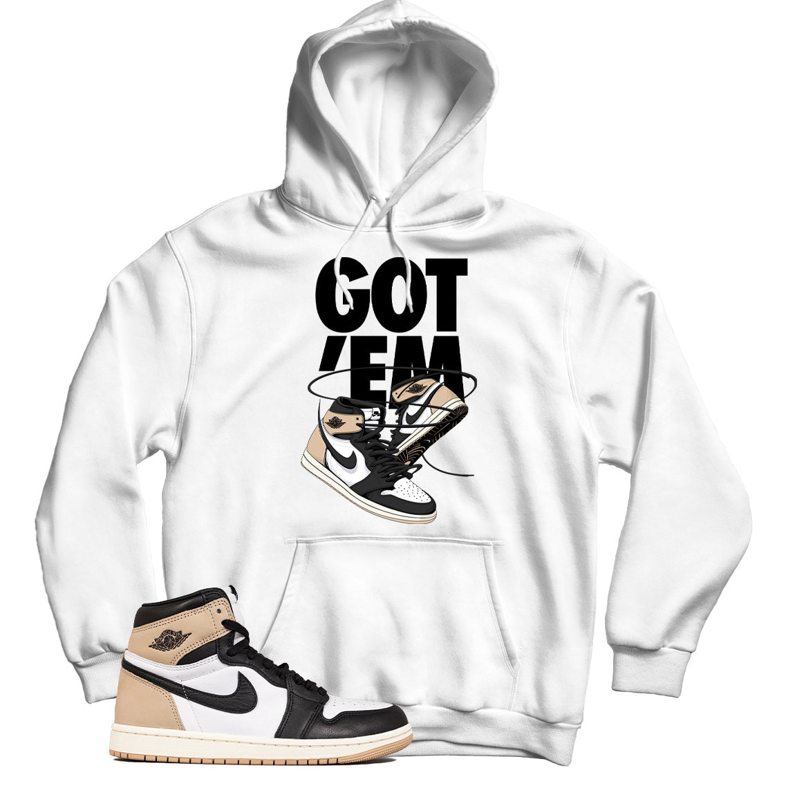 Jordan 1 Latte hoodie