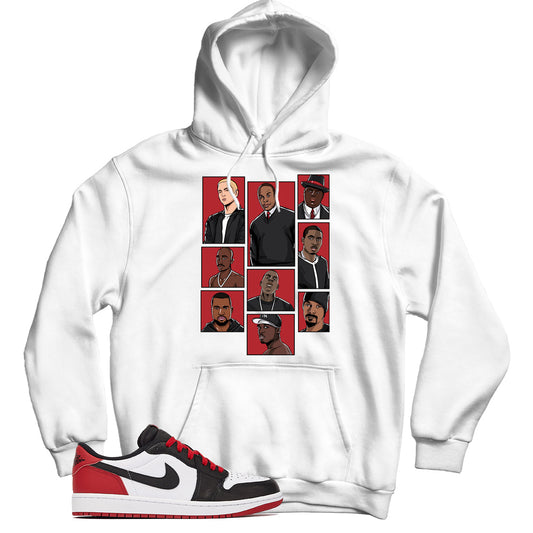 Jordan 1 Low Black Toe hoodie