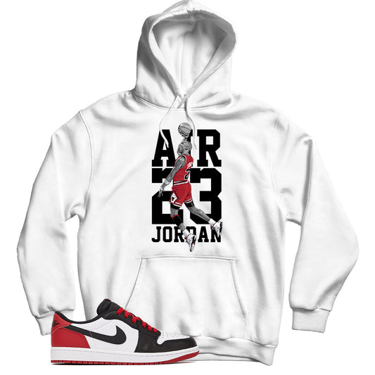 Jordan 1 Low Black Toe hoodie