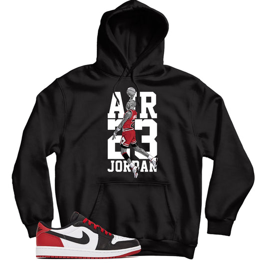 Jordan 1 Low Black Toe hoodie