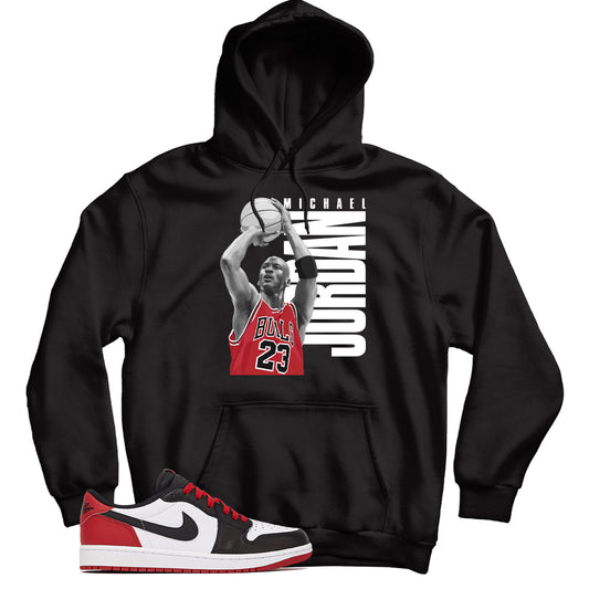 Jordan 1 Low Black Toe hoodie