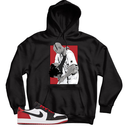 Jordan 1 Low Black Toe hoodie