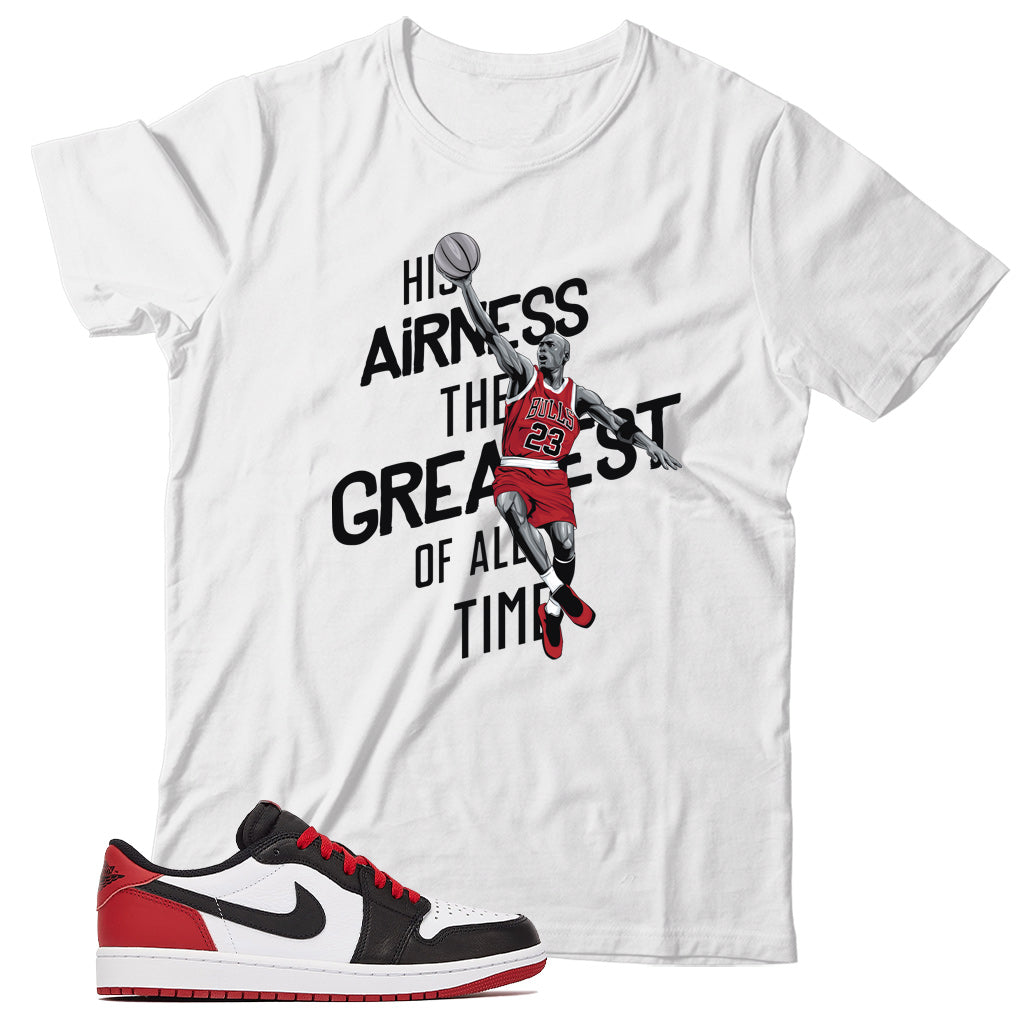 Jordan 1 Black Toe shirt