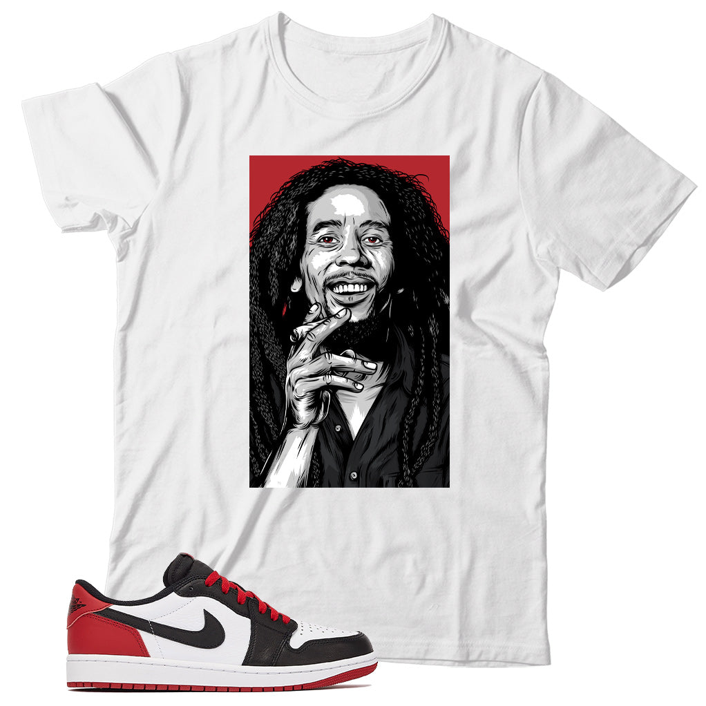 Jordan 1 Low Black Toe shirt