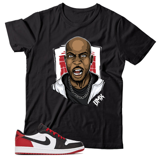 Jordan 1 Low Black Toe shirt