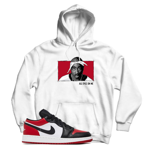 Jordan 1 Low Bred Toe Hoodie