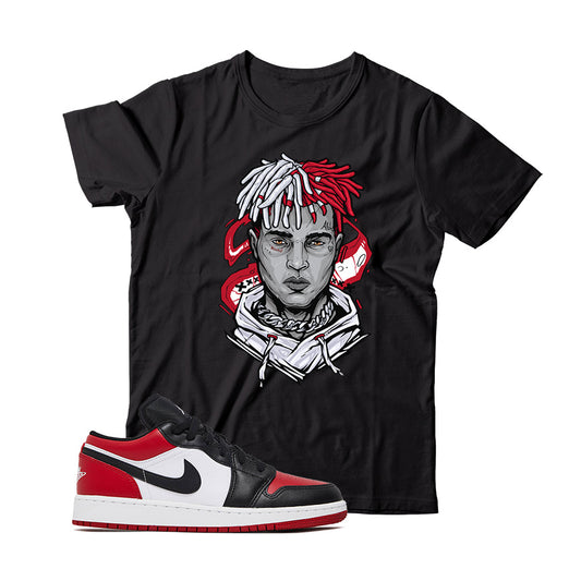 Jordan 1 Low Bred Toe Shirt