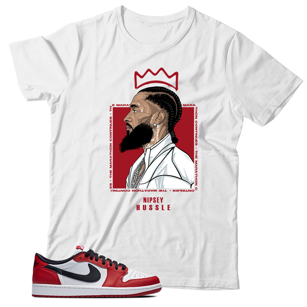 Jordan 1 Low Chicago shirt