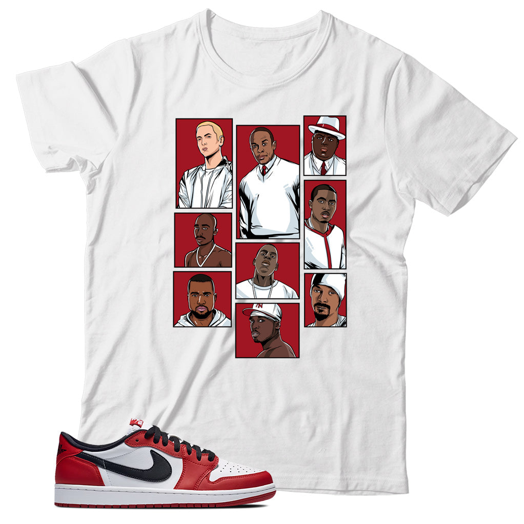Jordan 1 Low Chicago shirt