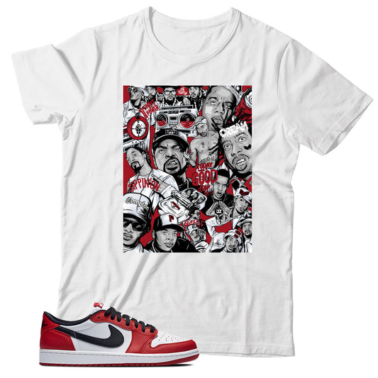 Jordan 1 Low Chicago shirt