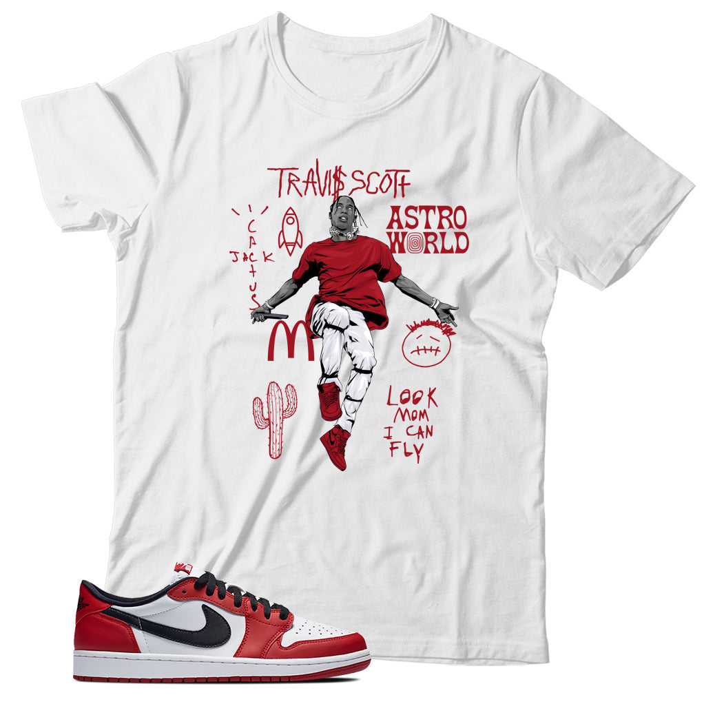 Jordan 1 Low Chicago shirt