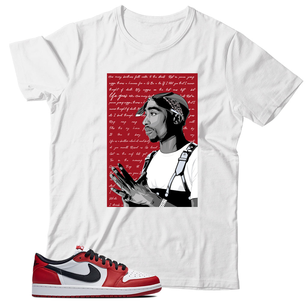 Jordan 1 Low Chicago shirt