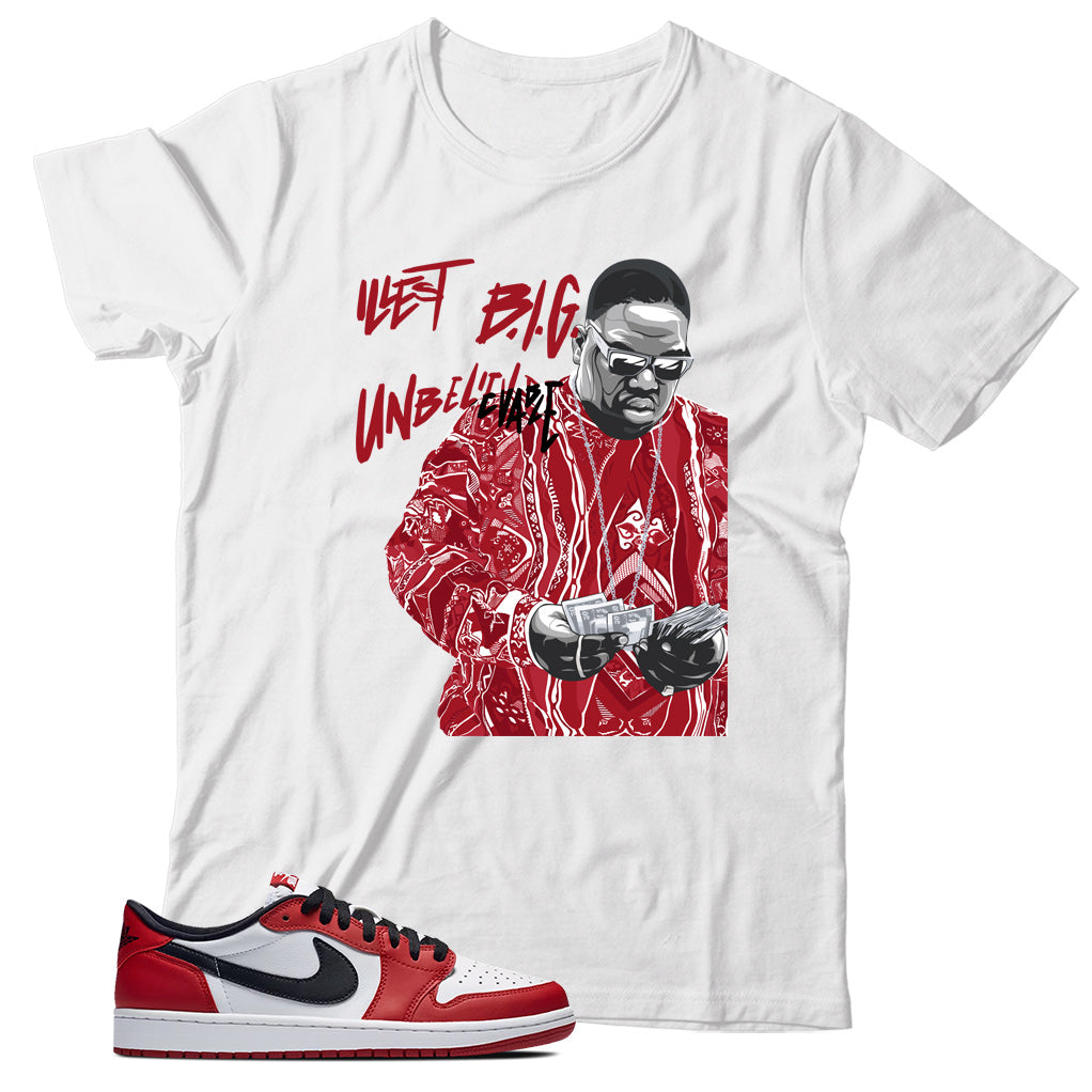 Jordan 1 Low Chicago shirt