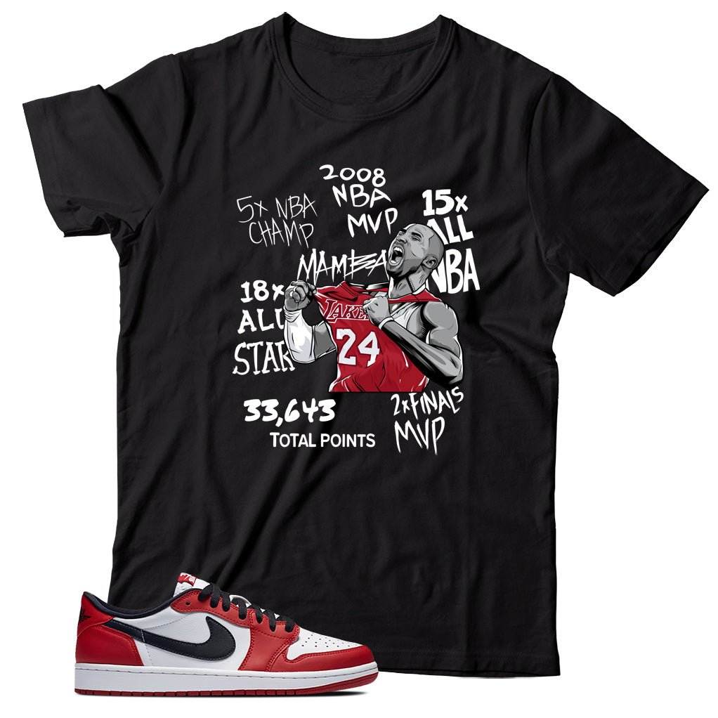 Jordan 1 Low Chicago shirt