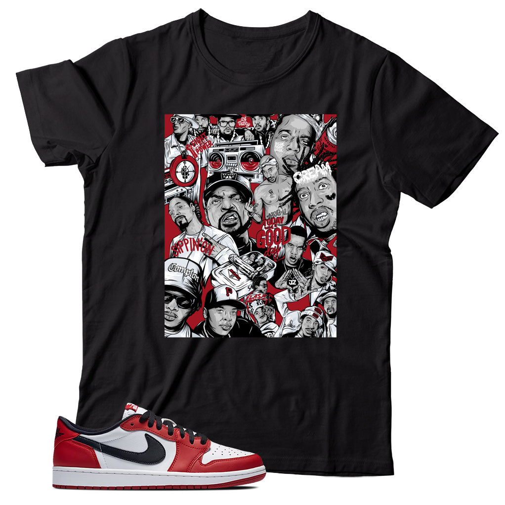Jordan 1 Low Chicago shirt