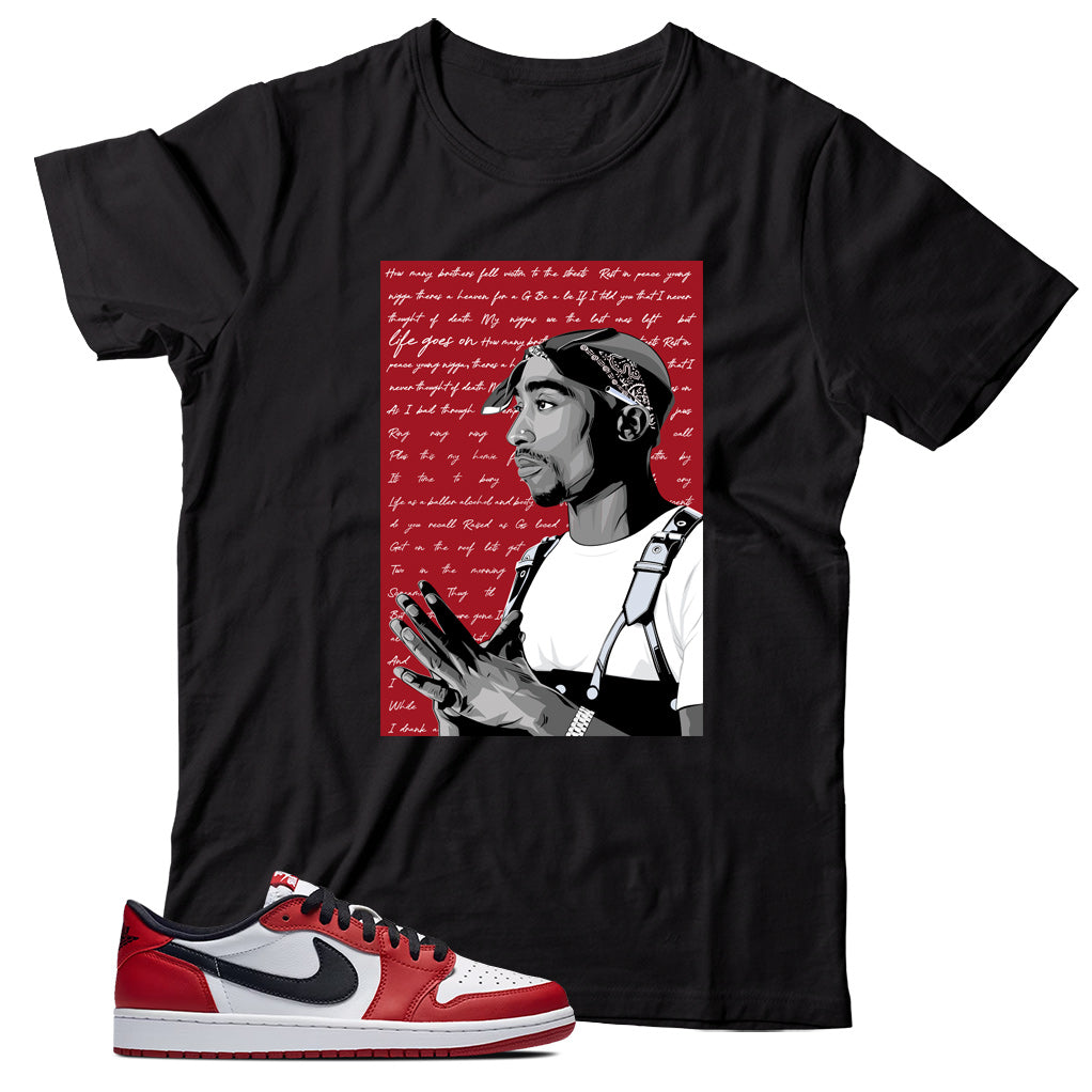 Jordan 1 Low Chicago shirt