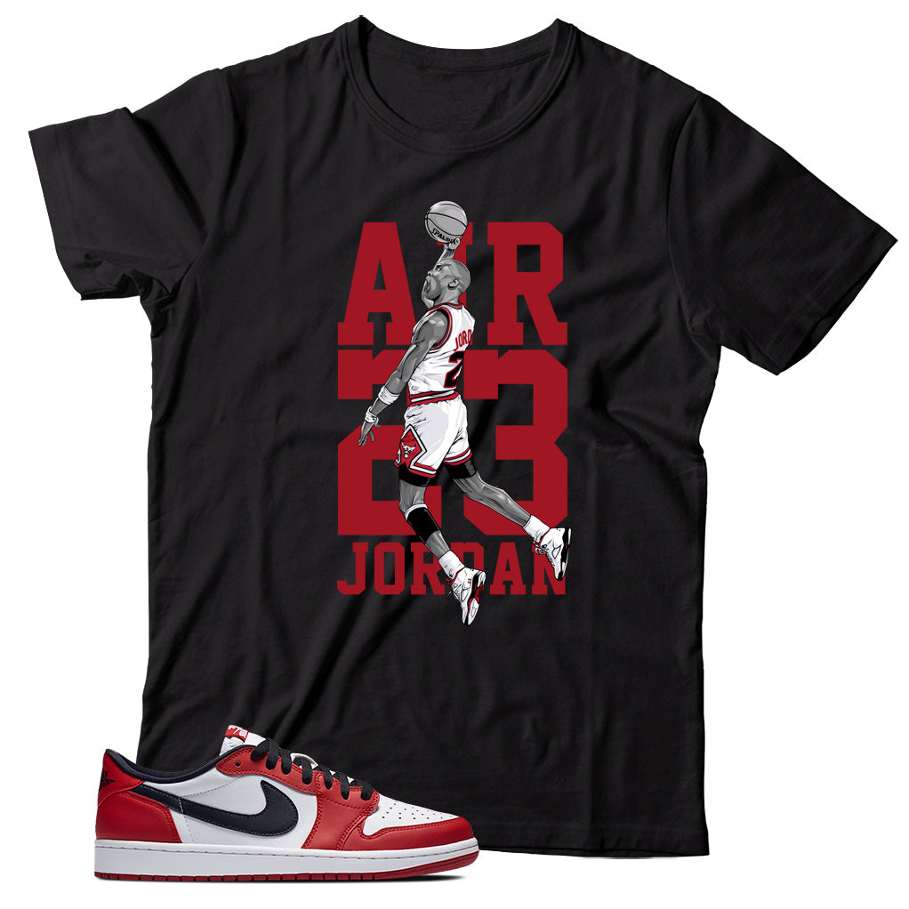 Jordan 1 Low Chicago shirt