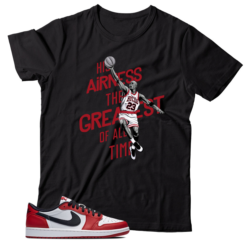 Jordan 1 Low Chicago shirt