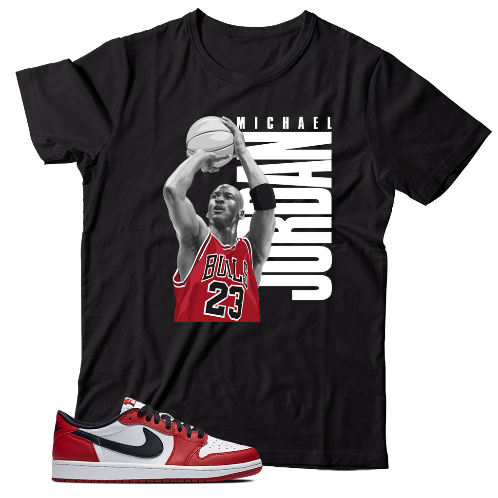 Jordan 1 Low Chicago shirt