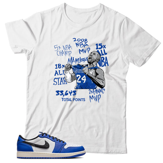 Jordan 1 Low Game Royal shirt