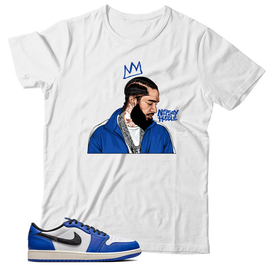 Jordan 1 Low Game Royal shirt