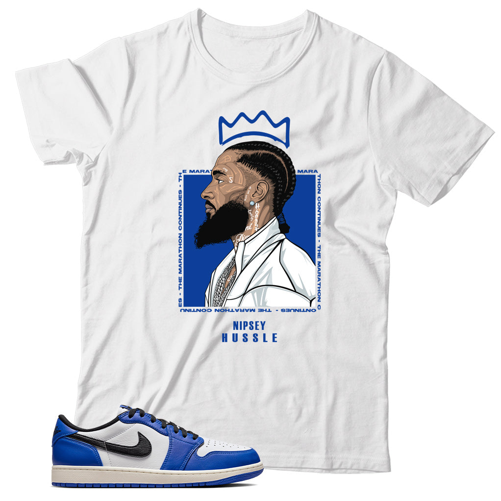 Jordan 1 Low Game Royal shirt