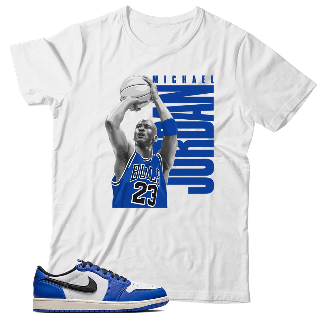 Jordan 1 Low Game Royal shirt