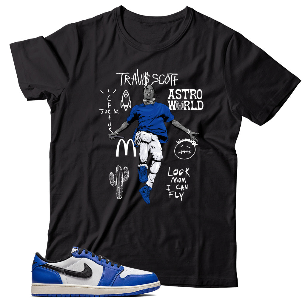 Jordan 1 Low Game Royal shirt