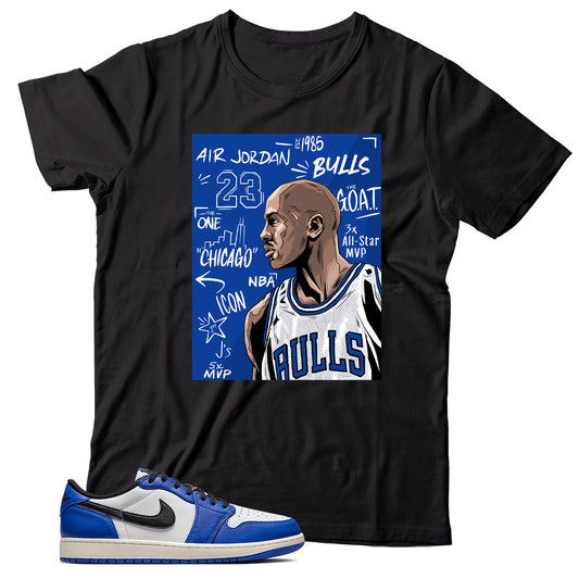 Jordan 1 Low Game Royal shirt