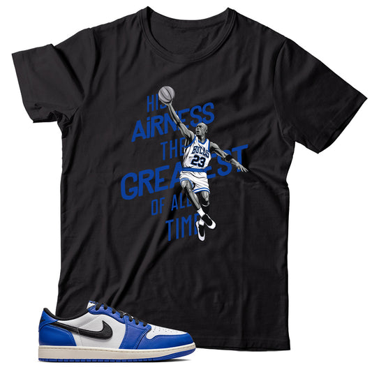 Shirt Match Jordan 1 Low Game Royal