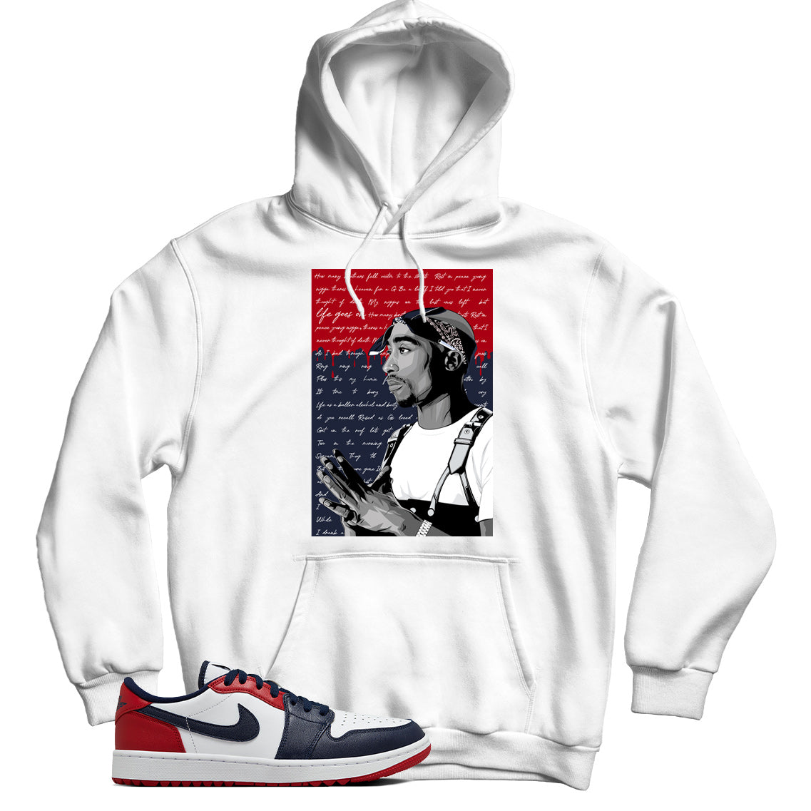 Jordan 1 Low Golf USA hoodie