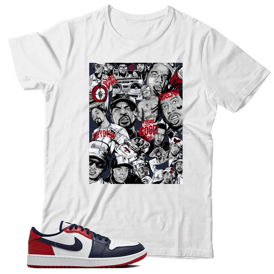 Jordan 1 Low Golf USA shirt