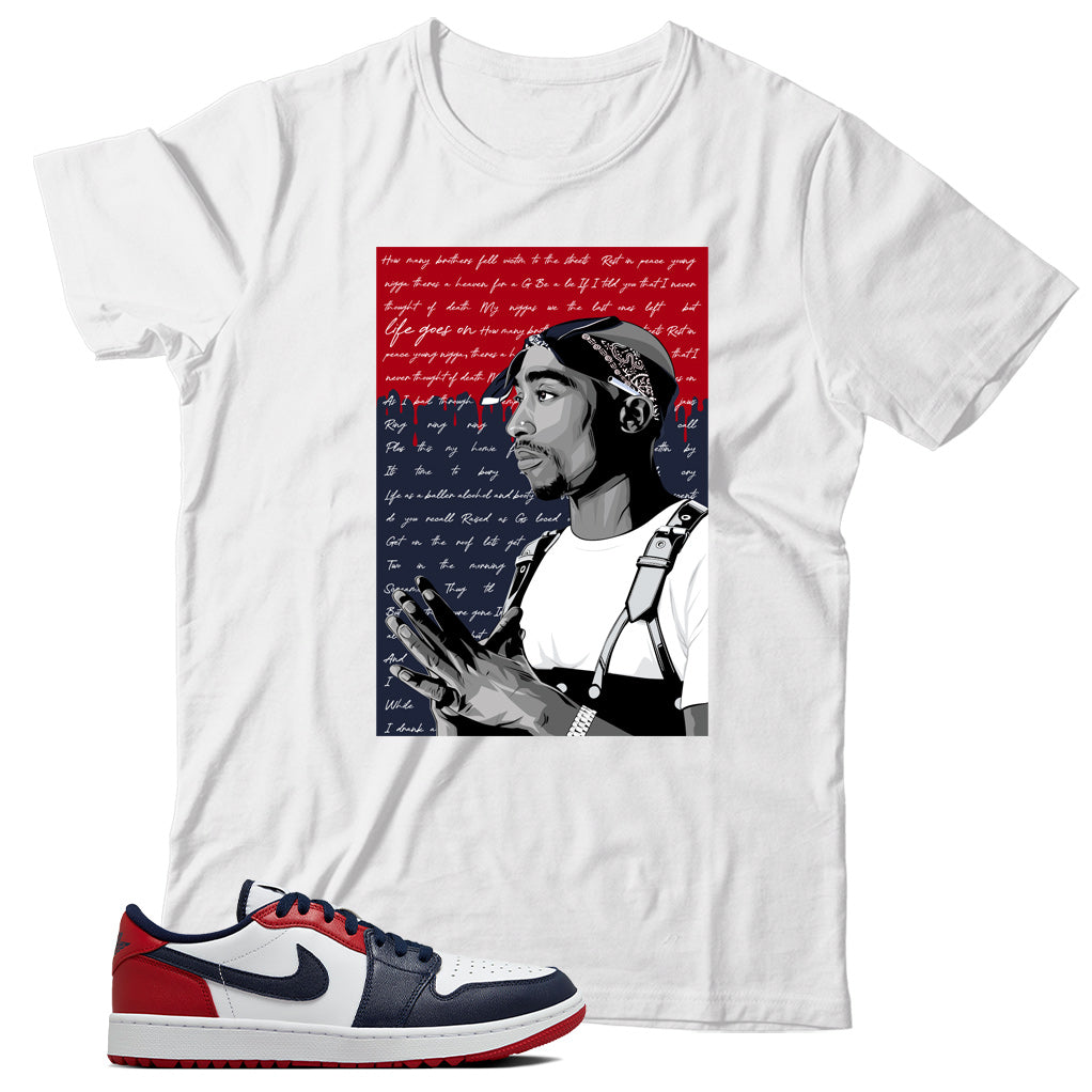 Jordan 1 Low Golf USA shirt