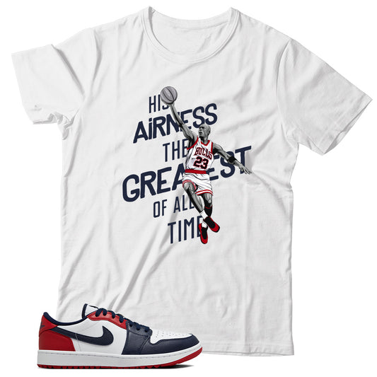 Jordan 1 Low Golf USA shirt