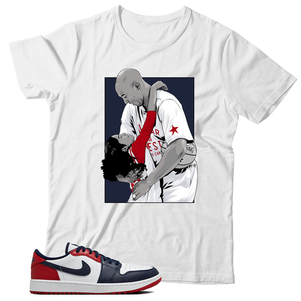 Jordan 1 Low Golf USA shirt