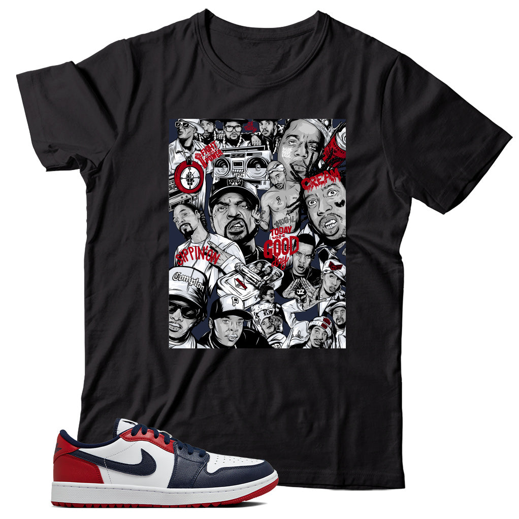 Jordan 1 Low Golf USA shirt