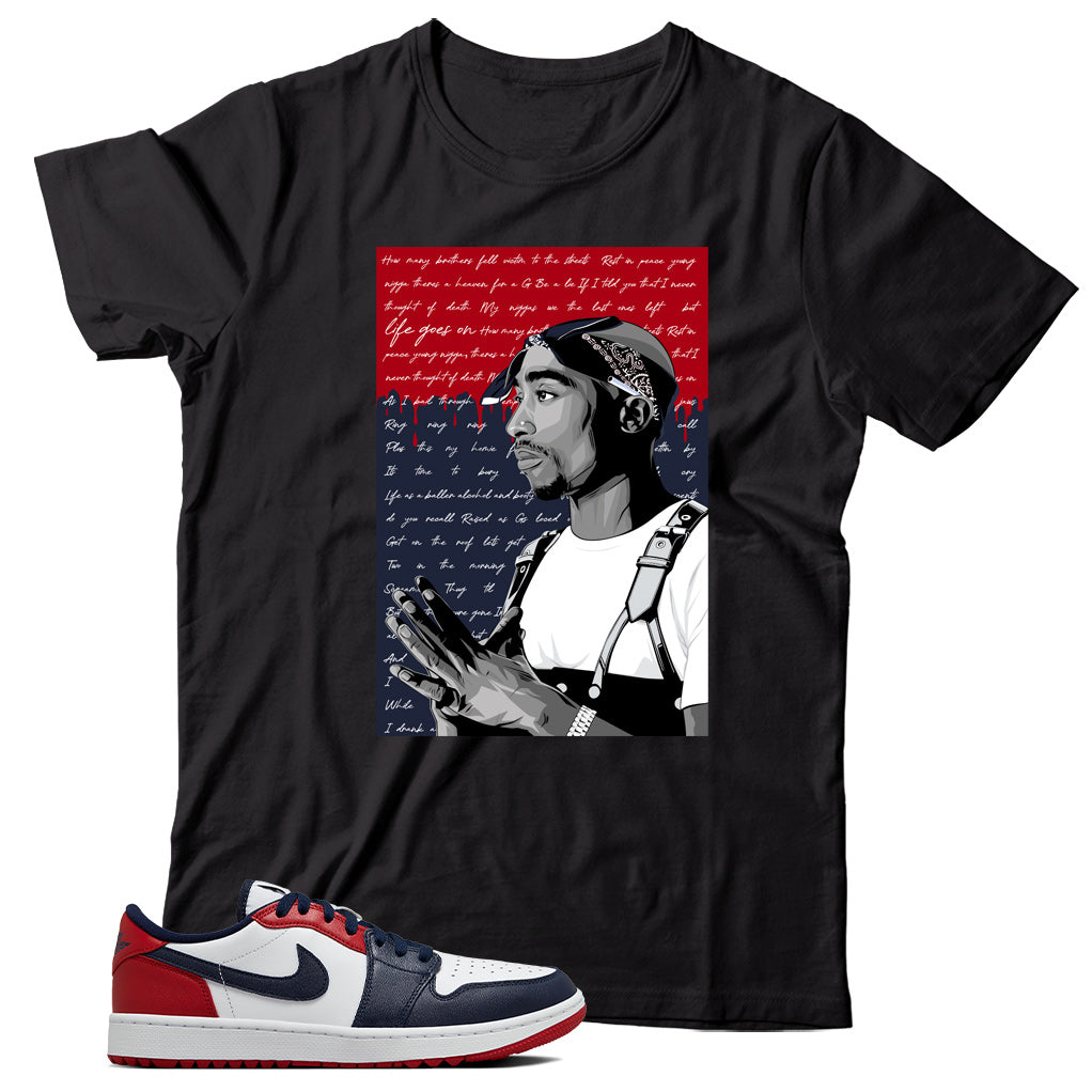 Jordan 1 Low Golf USA shirt