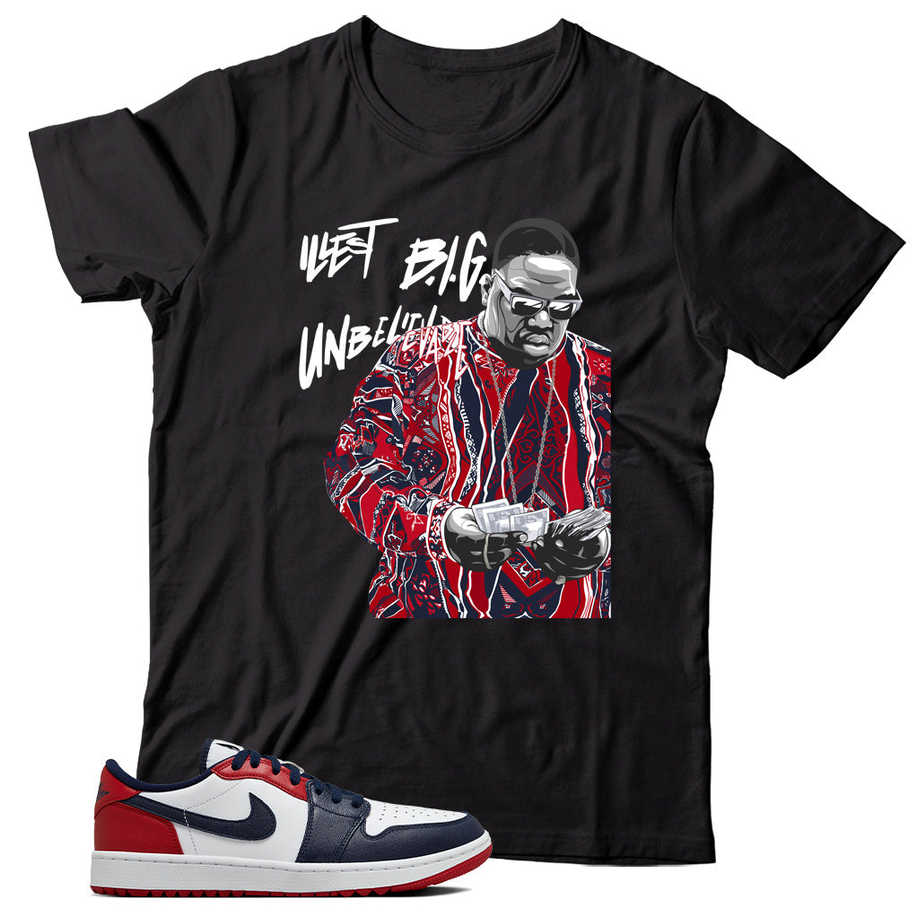 Jordan 1 Low Golf USA shirt