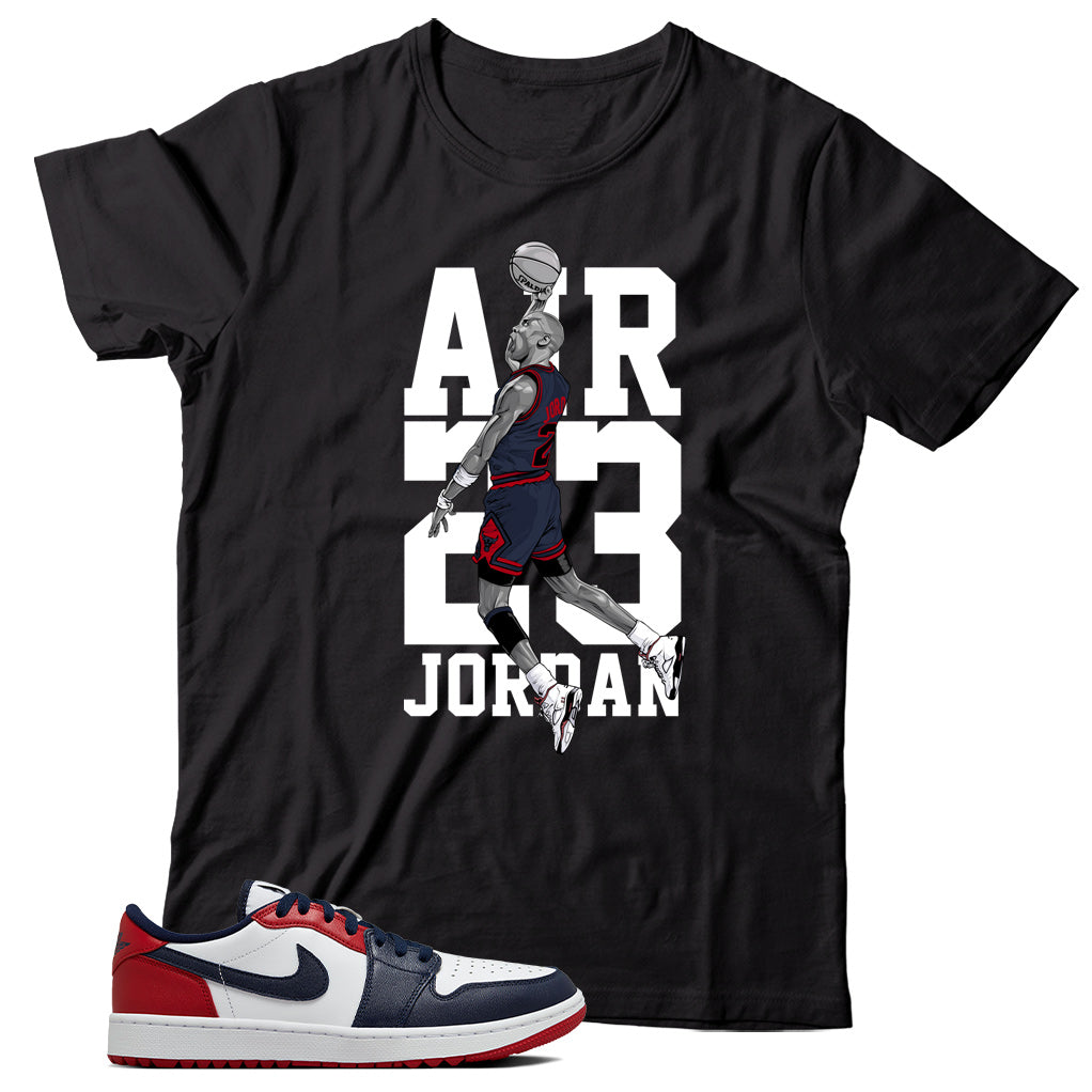 Jordan 1 Low Golf USA shirt