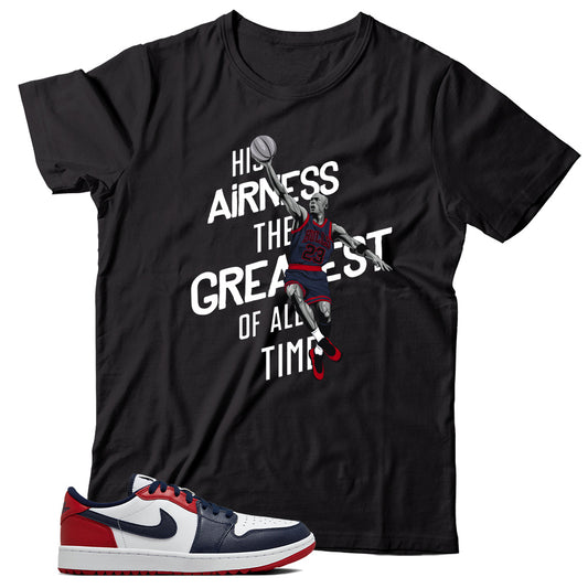 Jordan 1 Low Golf USA shirt