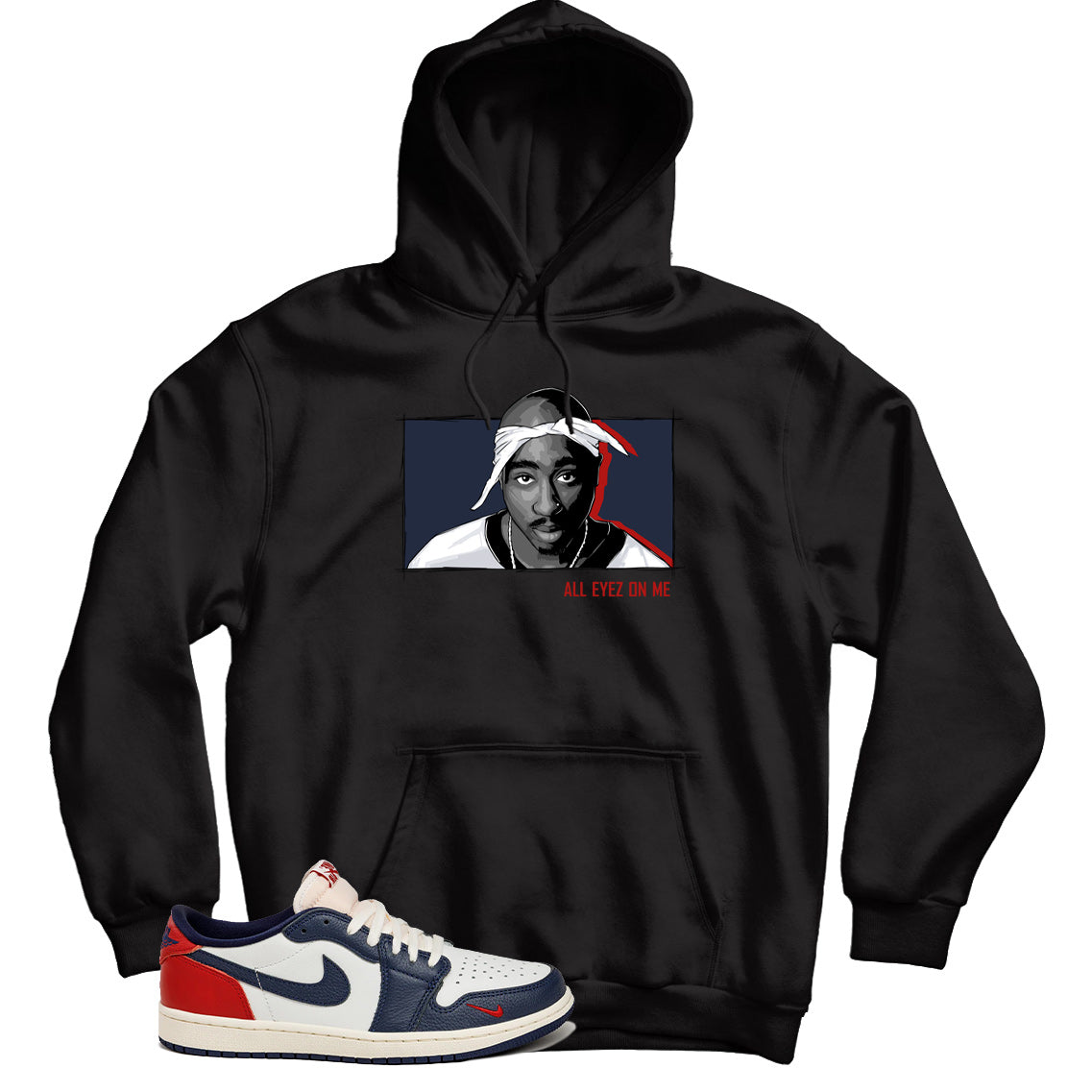 Jordan 1 Low Howard University hoodie