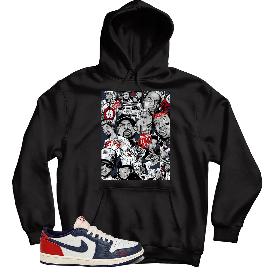 Jordan 1 Low Howard University hoodie