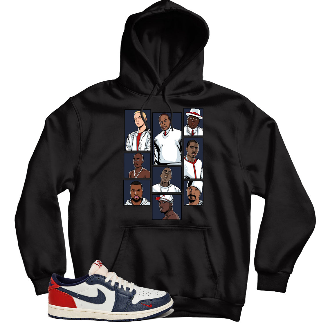 Jordan 1 Low Howard University hoodie