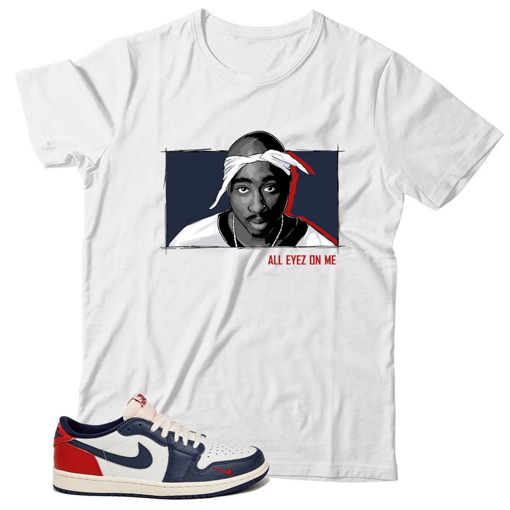 Jordan 1 Low Howard University shirt